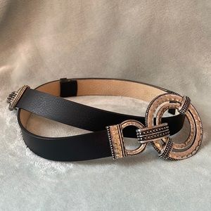 Chico’s Leather Belt with Buckle